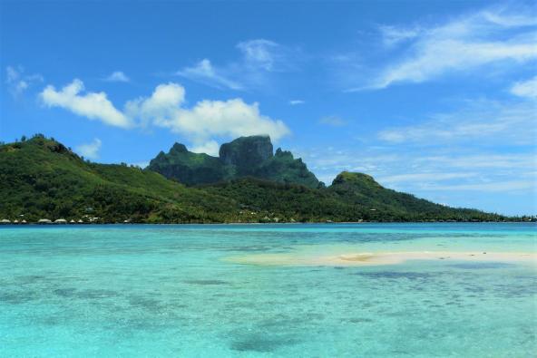 Bora Bora entdecken Sand Lagune Trauminsel 