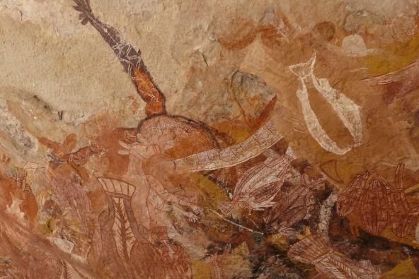 Northern Territory Felsmalerei Aboriginals Top End