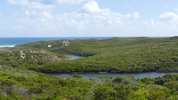 Margaret River Fluss Meer Westaustralien entdecken Südwesten