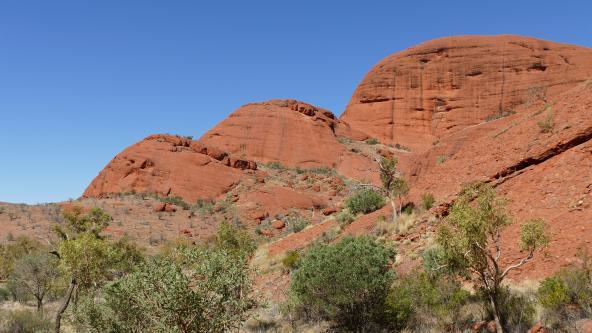 Kata Tjuta Olgas Valley of the Wind Rotes Zentrum Northern Territory