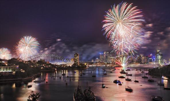 Silvester in Sydney New South Wales Weltmetropole Australien entdecken