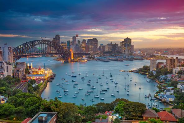 Sydney Weltmetropole New Sout Wales Australien entdecken Harbour Bridge