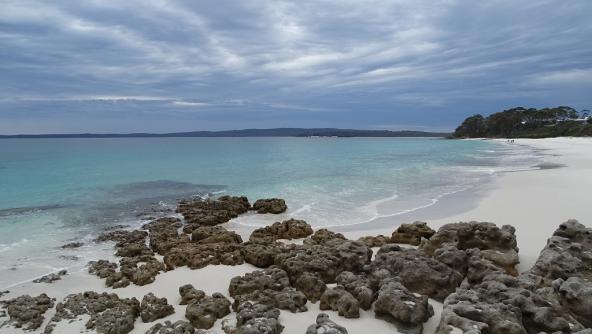 Jervis Bay New South Wales weißer Strand Küste Australien