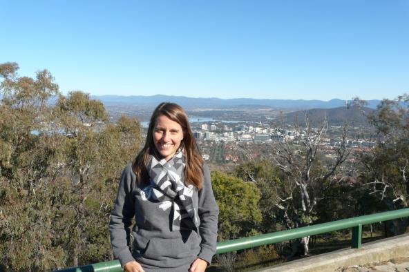 Ausblick vom Mount Ainslie über Canberra