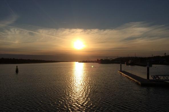 Lakes Entrance Sonnenuntergang Victoria Australien