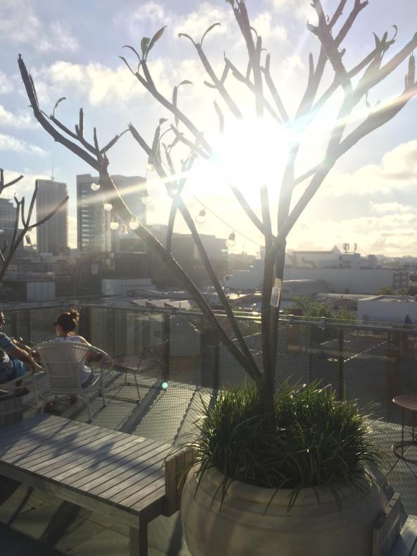 Dachterasse des Alex Hotel in Northbridge