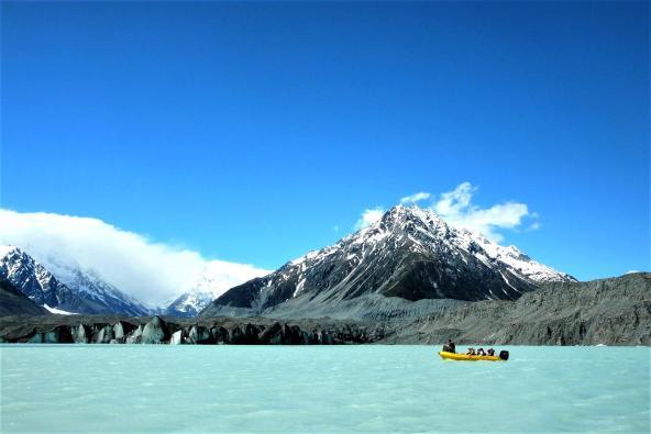 Tasman Lake Mount Cook Nationalpark Neuseeland entdecken