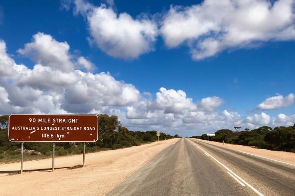 Nullarbor – 90 Meilen geradeaus