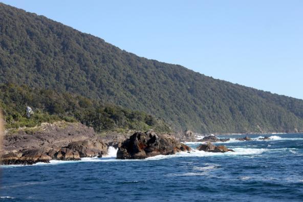 Nach der Enge des Milford Sound die Tasman Sea