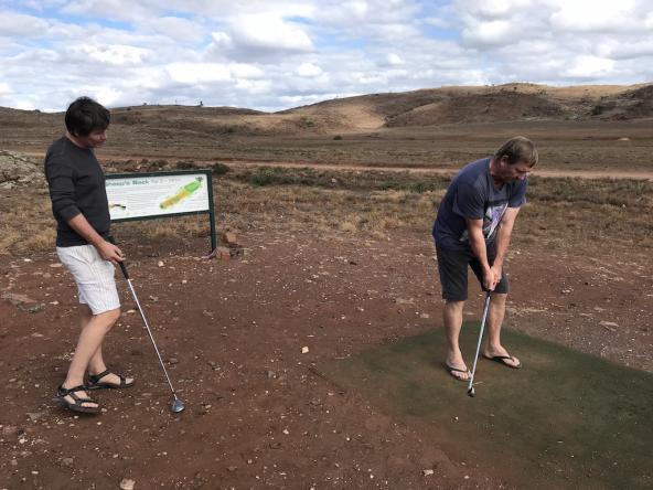 Wir spielen Fraser Range Golf