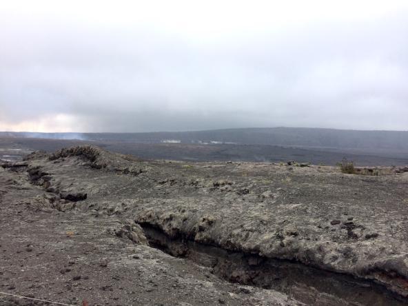eine Mondähnliche Landschaft am Keanakako´i Crater