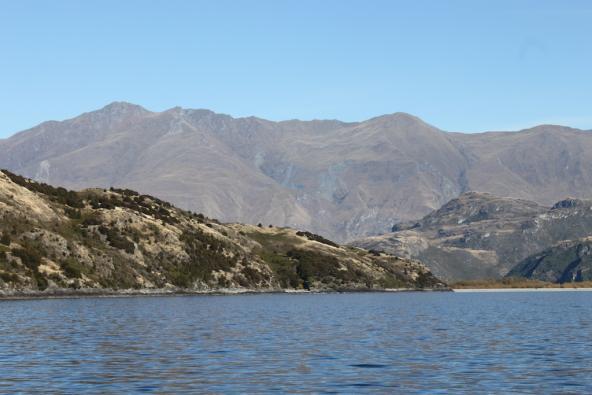 Bergkulisse im Hinterland von Wanaka