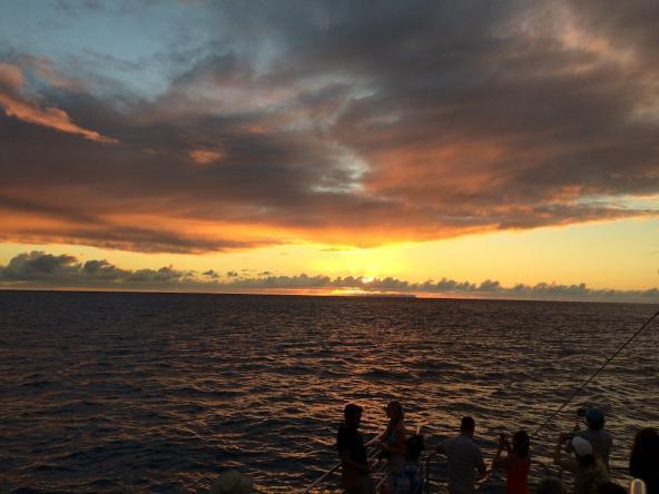 traumhafter Sonnenuntergang