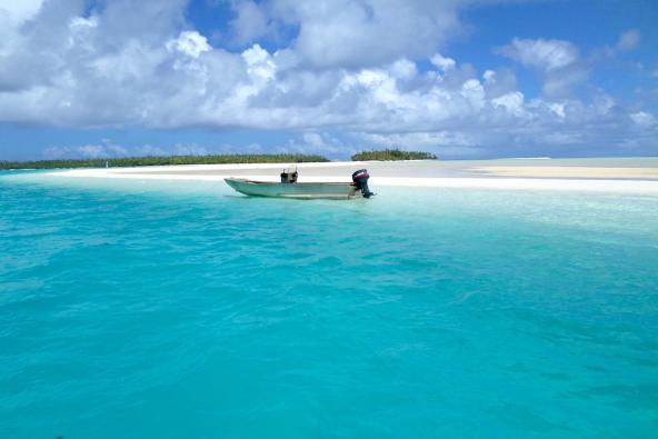 One Foot Island bezaubert mit paradisischen Farben