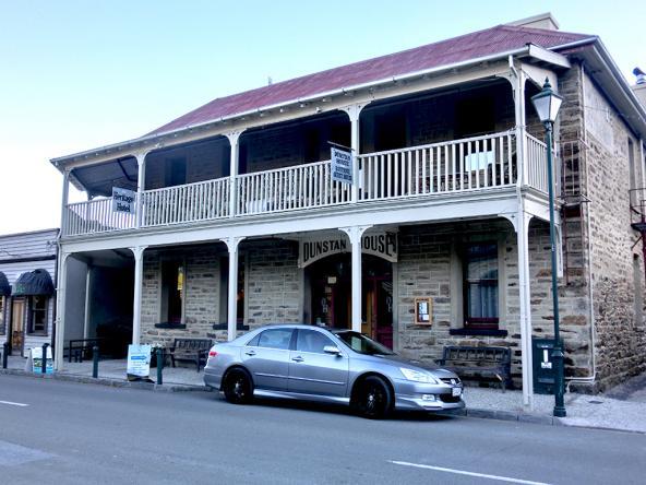 Das Dunstan House in Clyde – unsere erste Unterkunft während der Fahrradtour