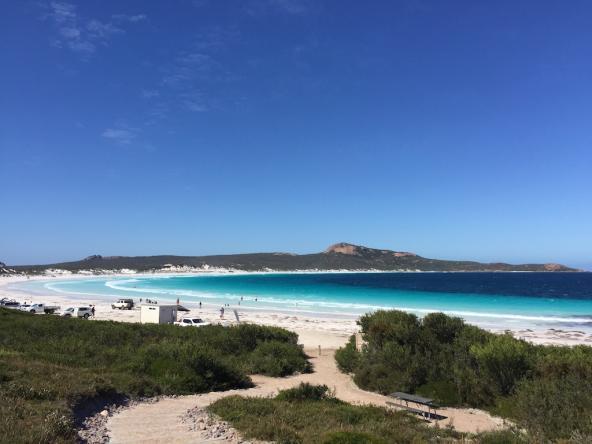 Wunderschönes Farbenspiel an Lucky Bay