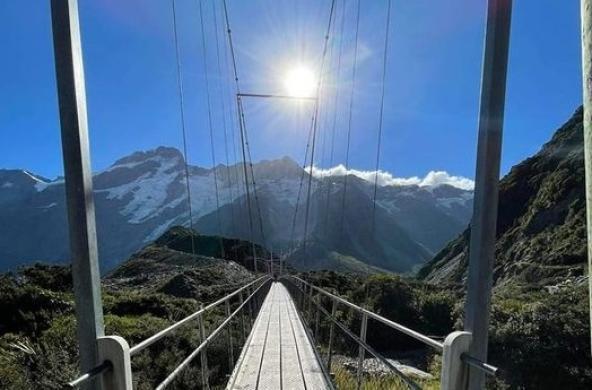 Neuseeland Südinsel Mount Cook Hooker Valley Track