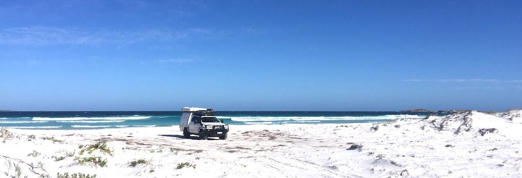 Wir kommen gut durch mit unserem Red Sands Camper