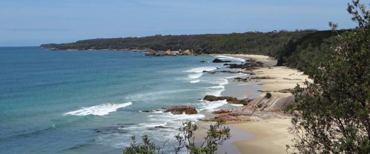 Aussicht con Mallacoota Coastal Walk in Australien