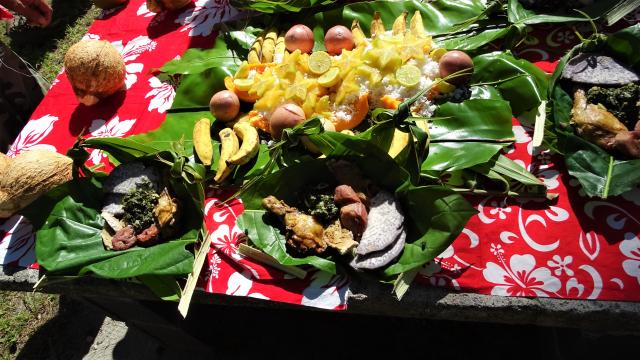 Ausflug Atiu Cook Inseln Tropische Früchte