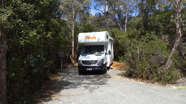 Australien Camper Tasmanien Campingplatz Wohnmobile