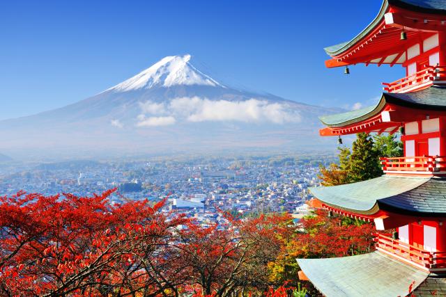 Japan Fuji Teehaus Asien Reisen 