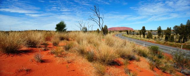 Down Under Straße zum Uluru Rotes Zentrum