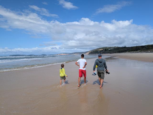 Australien mit Kindern Familienreise Rainbow Beach 
