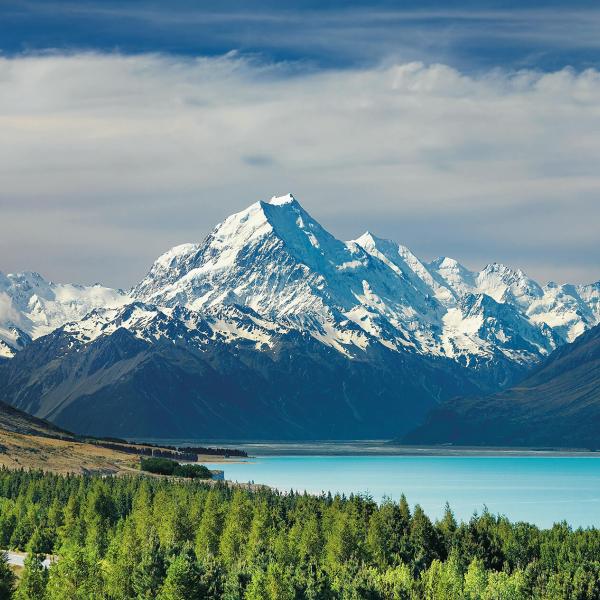 Mount Cook & Pukaki Lake in Neuseeland