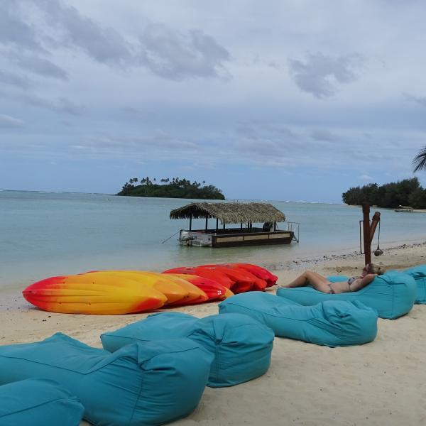 Rarotonga Muri Beach Cook Inseln Südsee