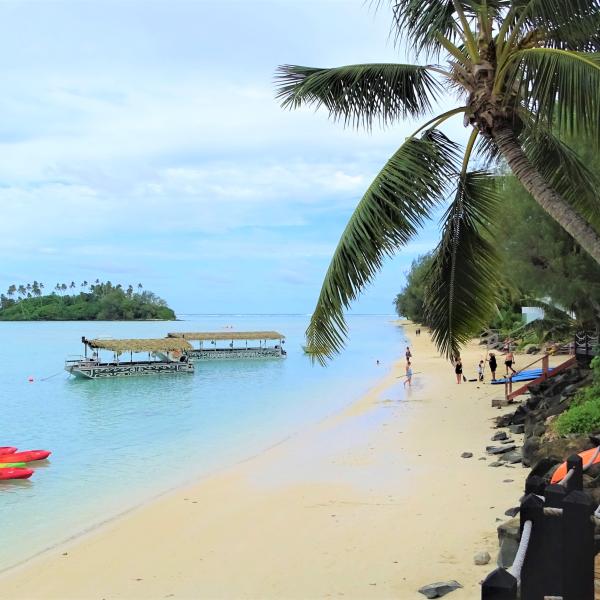 Muri Beach Insel Rarotonga Südsee Cook Inseln