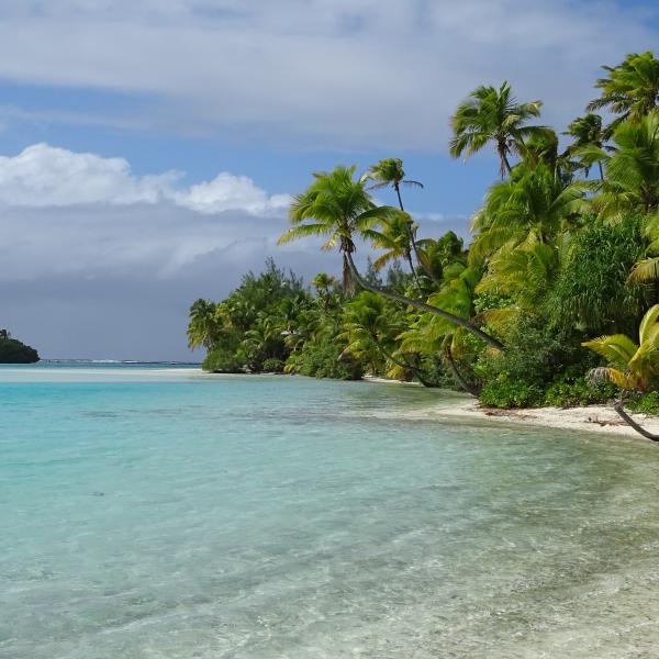 Südsee Cook Inseln One Foot Island Aitutaki