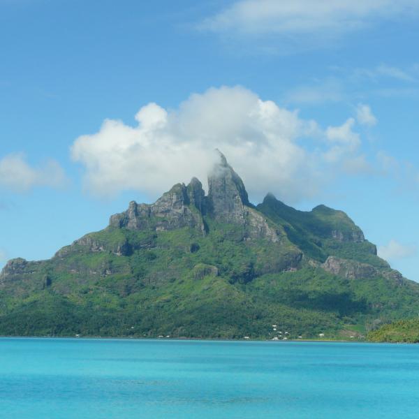 Südsee Französisch Polynesien Bora Bora Mount Otemanu