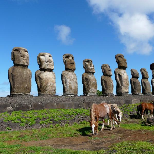 Südsee Osterinsel Rapa Nui Moai