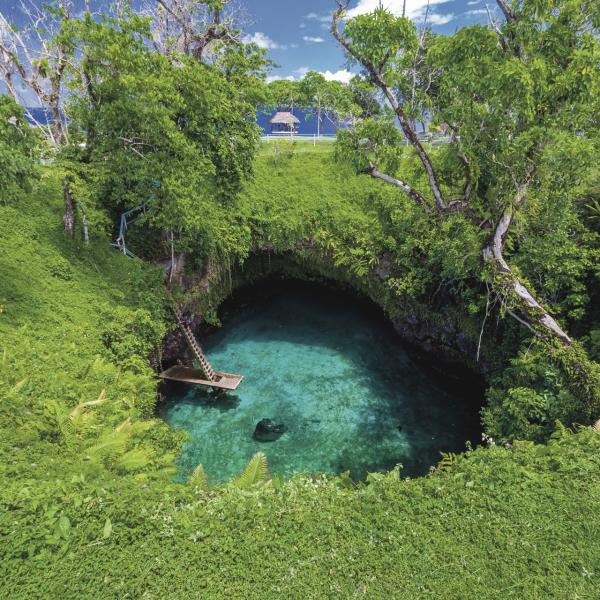 Samoa To Sua Trench Südsee