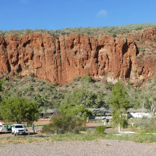 West MacDonnell Ranges Glen Helen Gorge Campingplatz