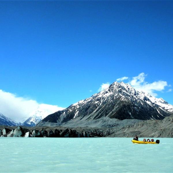 Tasman Lake Mount Cook Nationalpark Neuseeland entdecken