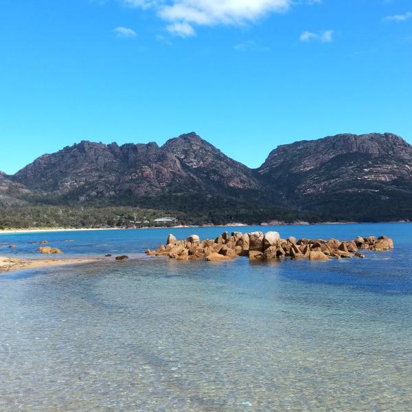 Coles Bay Hazards Freycinet Nationalpark Tasmanien 