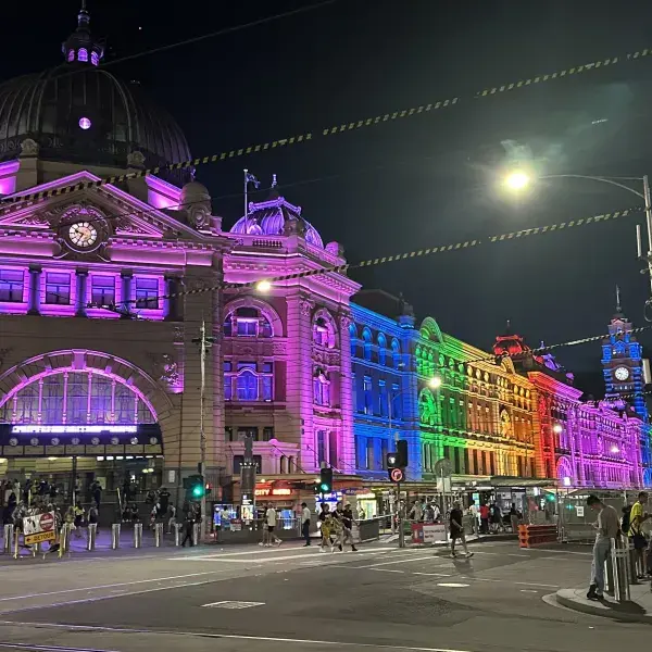 Flinders Station in Melbourne